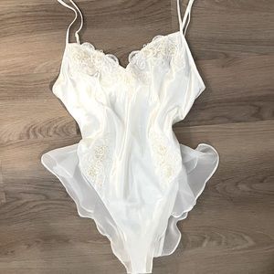 Victoria’s Secret vintage beaded bodysuit.